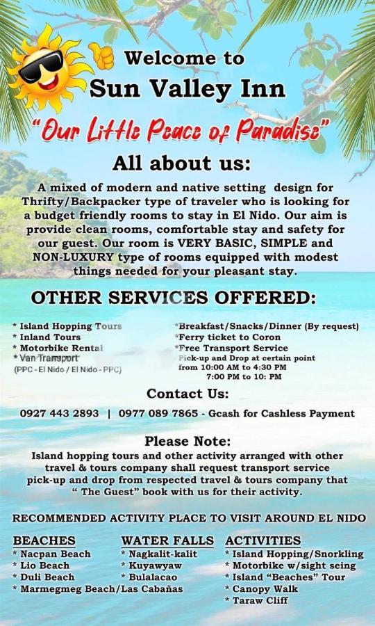 Backpackers Inn Gardenview Inn El Nido Exterior foto